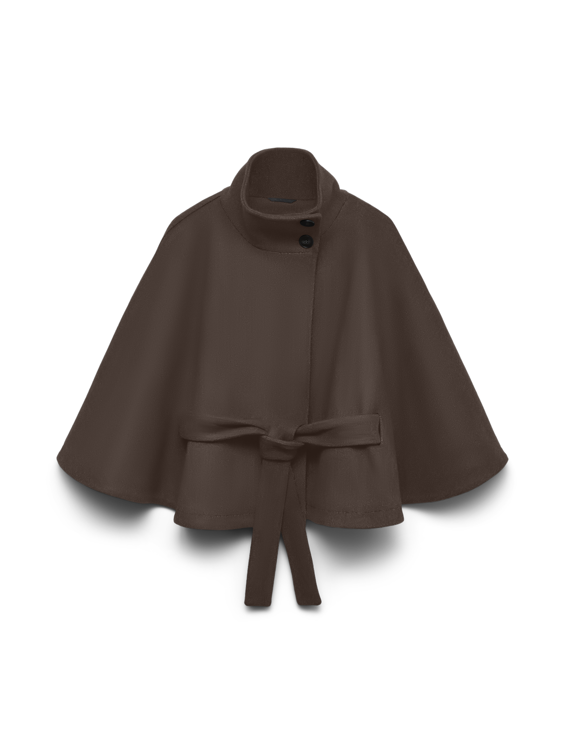VMBABETTEROSA SHORT CAPE - Chocolate Brown